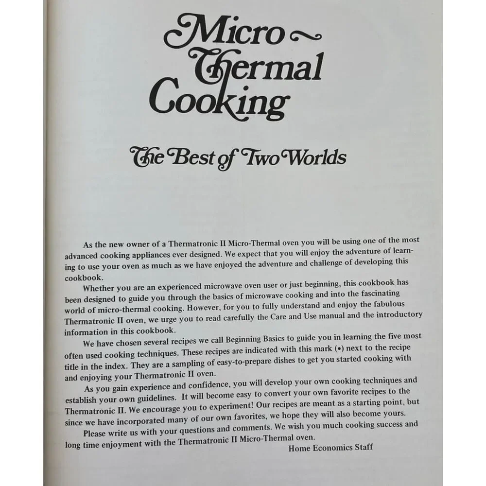 Micro Thermal Cooking The Best Of Two Worlds By Thermador Waste King Division HC